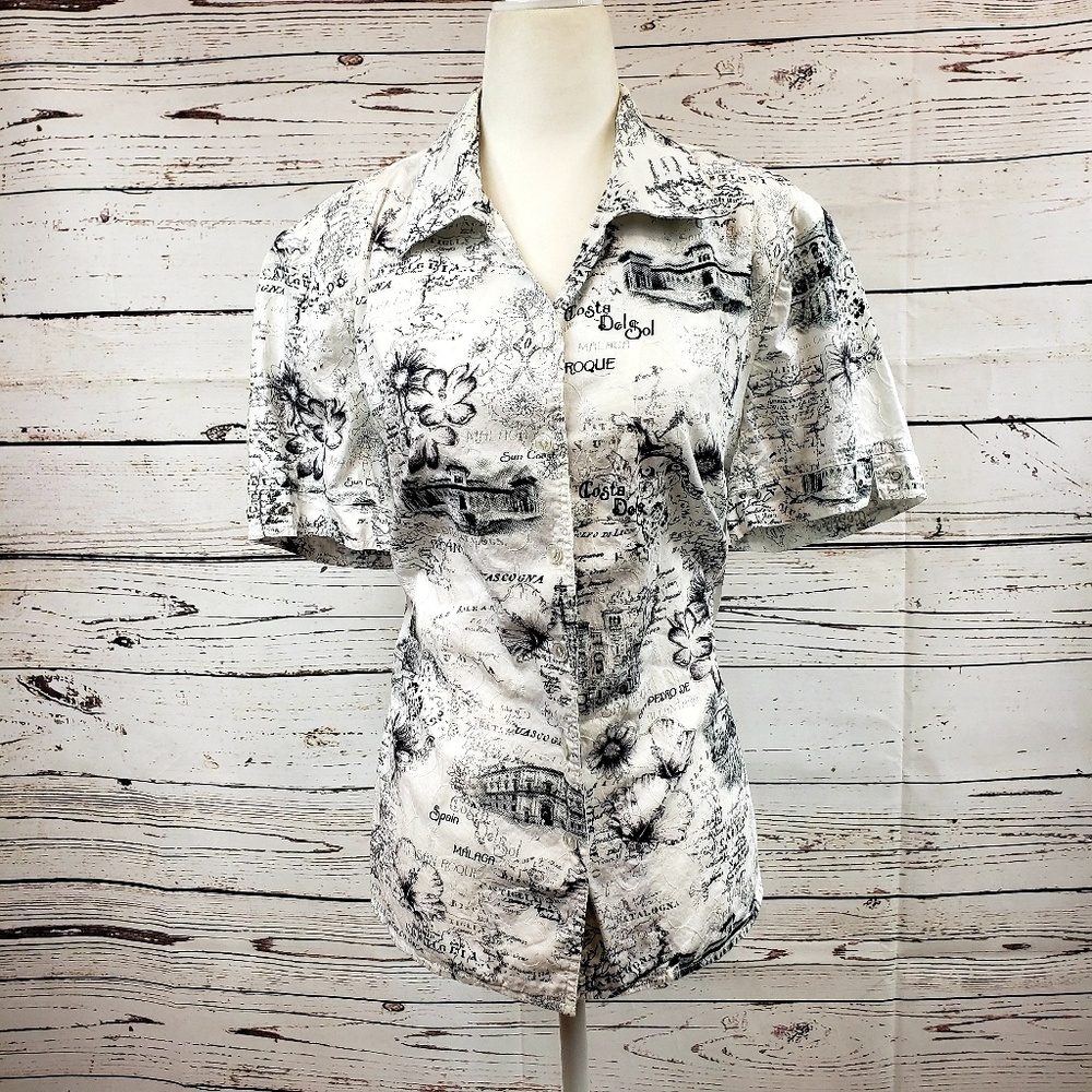 Allison Daley Petite Button Down Shirt